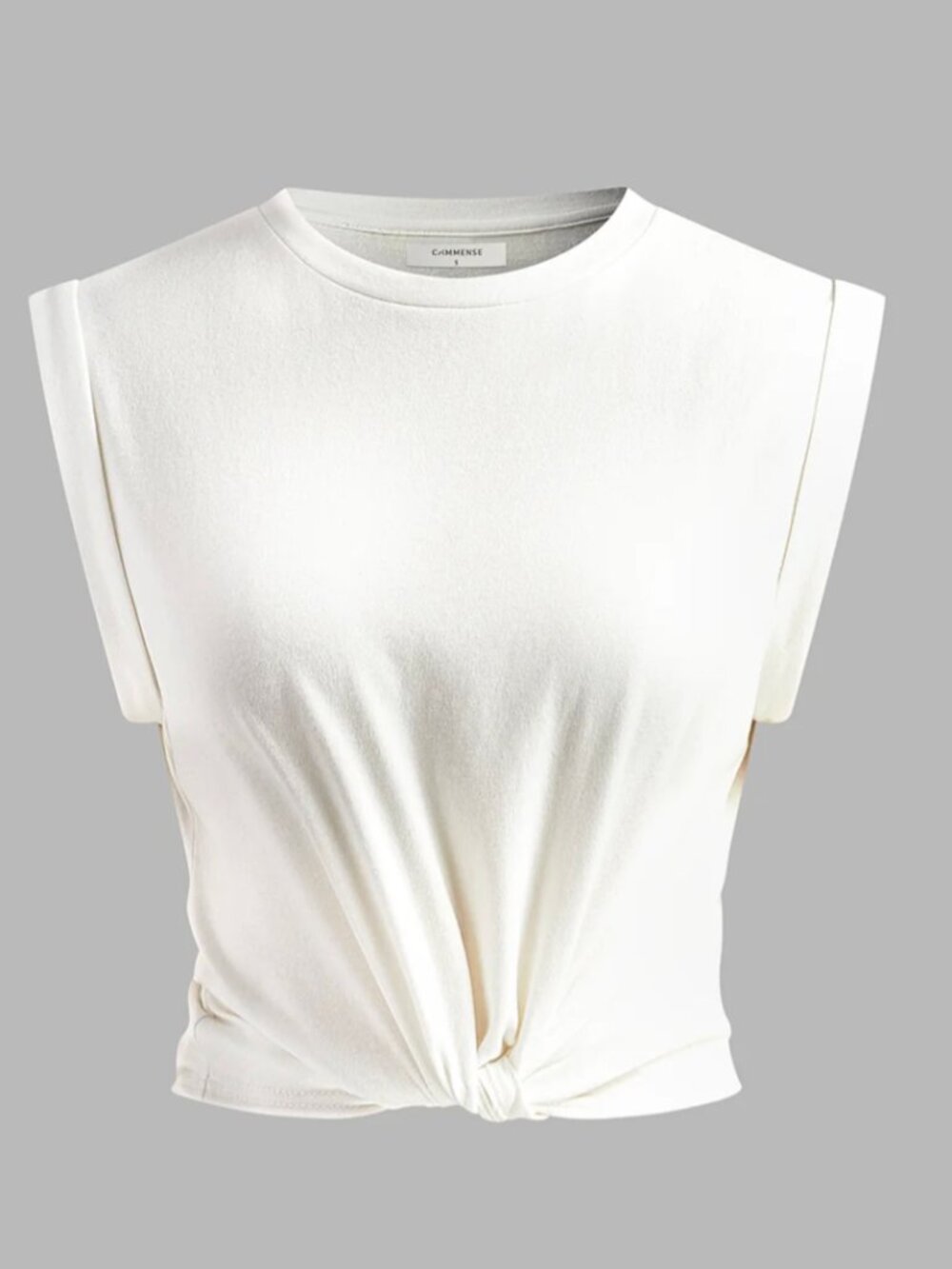 Commense Cotton Knotted T-Shirt M